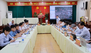Phuong TB lam viec voi Trung tam PTQD