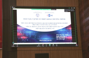 TỔ CHỨC TẬP HUẤN TRIỂN KHAI CHƯƠNG TRÌNH HỖ TRỢ ĐĂNG KÝ TÊN MIỀN “BIZ.VN” CHO HỘ KINH DOANH