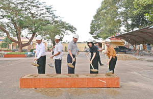 KHỞI CÔNG CẢI TẠO, SỬA CHỮA TRƯỜNG THCS LÝ TỰ TRỌNG