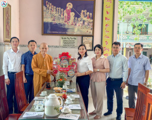 Tổ chức 03 đoàn đến thăm, chúc mừng các cơ sở phật giáo nhân dịp lễ vu lan phật lịch 2570 – dương lịch 2026