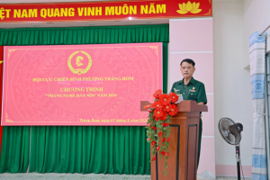 HỘI CỰU CHIẾN BINH PHƯỜNG TRẢNG BOM TỔ CHỨC HỘI NGHỊ “THÁNG NGHE DÂN NÓI”