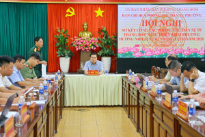 Sơ kết công tác phòng thủ dân sự 9 tháng đầu năm và triển khai phương hướng, nhiệm vụ 3 tháng cuối năm