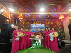 CHI HỘI PHỤ NỮ KHU PHỐ GIANG ĐIỀN RA MẮT MÔ HÌNH “TỔ PHỤ NỮ TIẾT KIỆM”