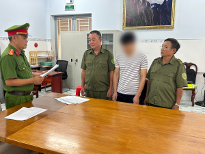 Công an phường Trảng Bom khởi tố bị can đối với chủ Hộ kinh doanh về tội “Xâm phạm quyền sở hữu công nghiệp”