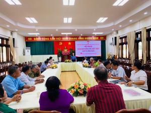 Mặt trận Tổ quốc phường Trảng Bom tập huấn nghiệp vụ cán bộ Mặt trận cơ sở và giao ban công tác quý IV