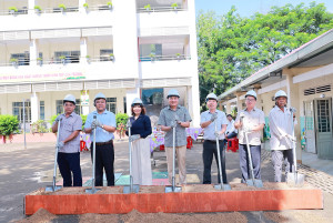 Khởi công dự án cải tạo, nâng cấp mở rộng trường Tiểu học...