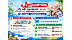 Đường dây nóng tiếp nhận phản ánh về lạm thu, tổ chức dạy...