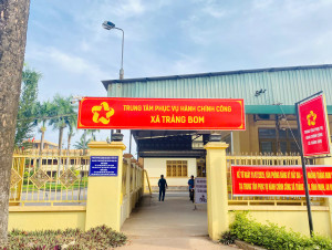 Xã Trảng Bom tập trung cải cách hành chính đến đầu tư hạ tầng