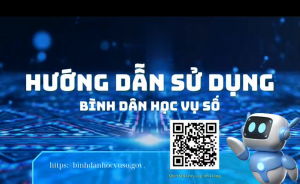Hướng dẫn sử dung Bình dân học vụ số