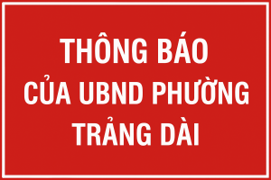 TB CỦA UBND PHƯỜNG