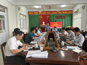 BAN THƯỜNG VỤ ĐẢNG ỦY PHƯỜNG TRẢNG DÀI TỔ CHỨC HỘI NGHỊ KIỂM ĐIỂM, ĐÁNH GIÁ, XẾP LOẠI CHẤT LƯỢNG TẬP THỂ, CÁ NHÂN BAN THƯỜNG VỤ ĐẢNG ỦY NĂM 2025