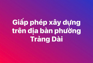 Giấp phép xây dựng