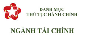 danh mục TTHC tai chinh