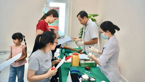 Phường Trảng Dài tổ chức khám sức khỏe cho cán bộ, công chức, viên chức