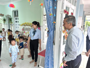 Trảng Dài kiểm tra công tác chuẩn bị năm học mới sau sáp nhập