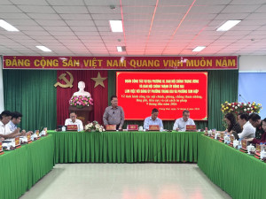 Ban Nội chính Trung ương làm việc với Đảng ủy hai phường Trảng Dài và Tam Hiệp