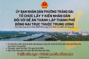 Tổ chức lấy ý kiến Nhân dân đối với Đề án thành lập thành...