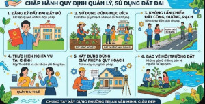 05 9 2026 Mỗi người dân chấp hành tốt quy định về quản lý, sử dụng đất đai