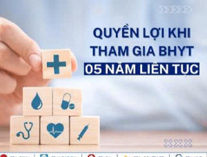 18 8 2025 Tham gia BHYT 5 năm liên tục được hưởng nhiều quyền lợi