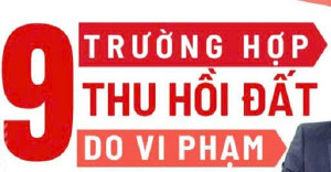 20 10 2025 Các trường hợp thu hồi đất do vi phạm pháp luật về đất đai