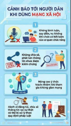 20 8 2026 Khuyến cáo người dân chủ động nhận diện, kiểm chứng thông tin trên mạng xã hội