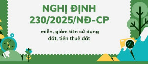 3 9 2025 Quy định mới về các trường hợp giảm tiền thuê đất