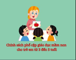 Quy định mới về phổ cập giáo dục mầm non cho trẻ em từ 3 đến 5 tuổi