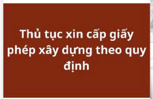 5 5 2026 Thông báo về việc thực hiện quy định xin phép xây dựng trên địa bàn phường Trị An