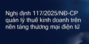 9 9 2025 Nghị định 117 Quy định sàn thương mại điện tử phải kê khai, nộp thuế thay người bán
