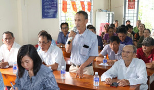 Hội nghị tiếp xúc cử tri với đại biểu HĐND trước kỳ họp thứ 2, HĐND xã Trị An khóa XII, nhiệm kỳ 2021–2026