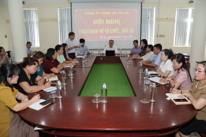 Công bố quyết định thành lập Đảng bộ Ủy ban nhân dân xã Trị An