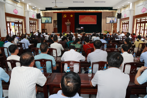 Xã Trị An tham dự Hội nghị quán triệt, triển khai các Nghị quyết của Bộ Chính trị