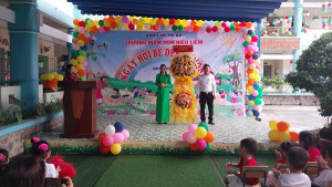 Trường Mầm non Hiếu Liêm khai giảng năm học mới