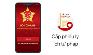 Cấp Phiếu lý lịch tư pháp điện tử qua ứng dụng VneID