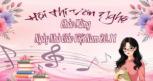 Tổ chức Hội thi Văn nghệ - Thể thao chào mừng 43 năm Ngày Nhà giáo Việt Nam