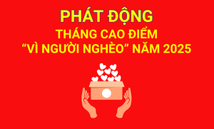 Phát động tháng cao điểm “Vì người nghèo” năm 2025