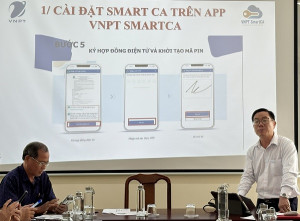 Tập huấn sử dụng phần mềm Dân cư số phục vụ người dân