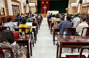 Hội nghị trực tuyến quán triệt các văn bản mới về công tác tổ chức xây dựng Đảng