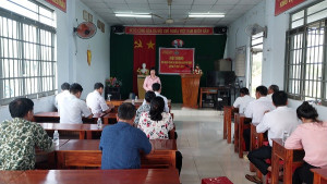 Chủ tịch UBND xã Trị An làm việc với Ban ấp 3 và ấp Hiếu Liêm