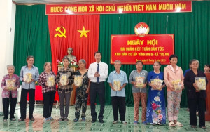 Ấp Vĩnh An 8 tổ chức Ngày hội Đại đoàn kết toàn dân tộc năm 2025