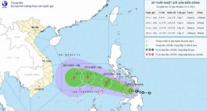 Áp thấp nhiệt đới có khả năng mạnh lên thành bão - xã Trị An triển khai khẩn các biện pháp ứng phó