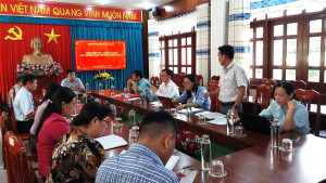 Thống nhất nội dung chương trình kỳ họp thứ 5 (chuyên đề) HĐND xã Trị An