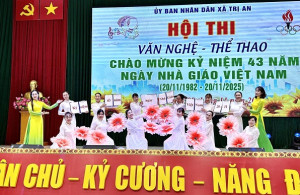 Sôi nổi Hội thi Văn nghệ – Thể thao chào mừng Ngày Nhà giáo Việt Nam 20/11