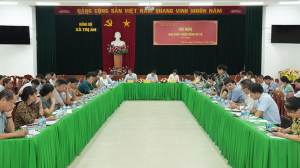 Đảng ủy xã Trị An tổ chức Hội nghị Ban Chấp hành Đảng bộ xã