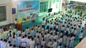 Hơn 140 võ sĩ tranh tài tại Giải karate xã Trị An mở rộng năm 2025