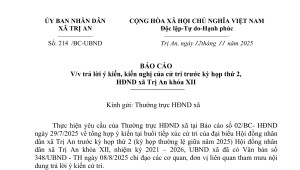 Cập nhật trả lời ý kiến, kiến nghị của cử tri trước kỳ họp...