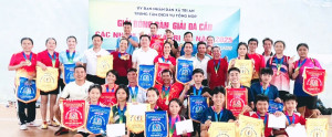 Giải đá cầu các nhóm tuổi xã Trị An năm 2025 thành công tốt đẹp