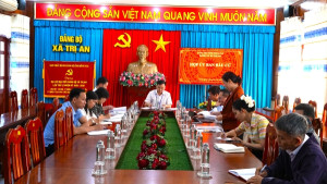 Họp Ủy ban bầu cử xã Trị An