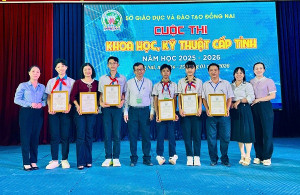 Học sinh Trị An đạt 2 giải tại Cuộc thi Khoa học, Kỹ thuật cấp tỉnh