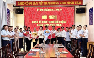 Hội nghị công bố quyết định điều động công chức, cán bộ